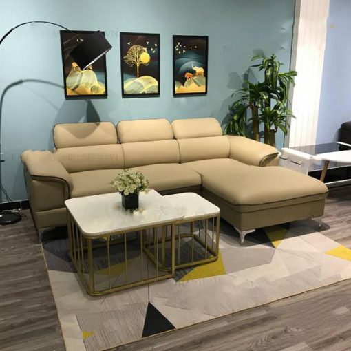 Ghế Sofa Da Góc Chữ L SFL2417