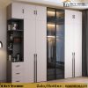 tủ quần áo gỗ công nghiệp mdf cánh kính